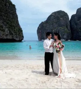 Brautpaar in Thailand
