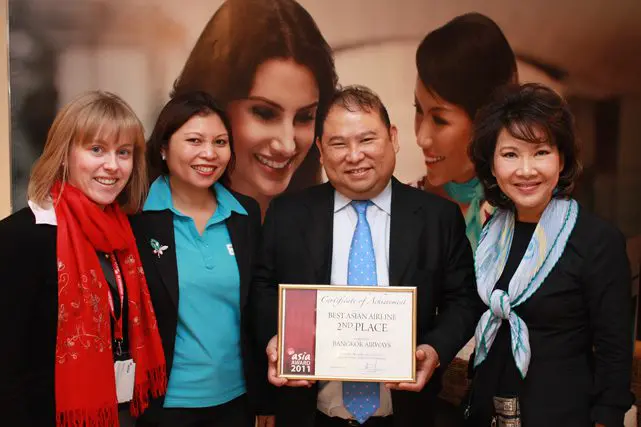 Bangkok Airways beim Go Asia Award 2011