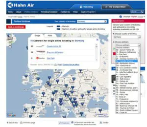 Website HahnAir