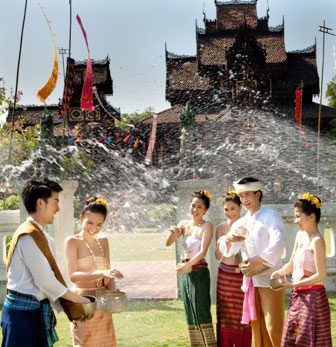 Songkran Neujahrsfest