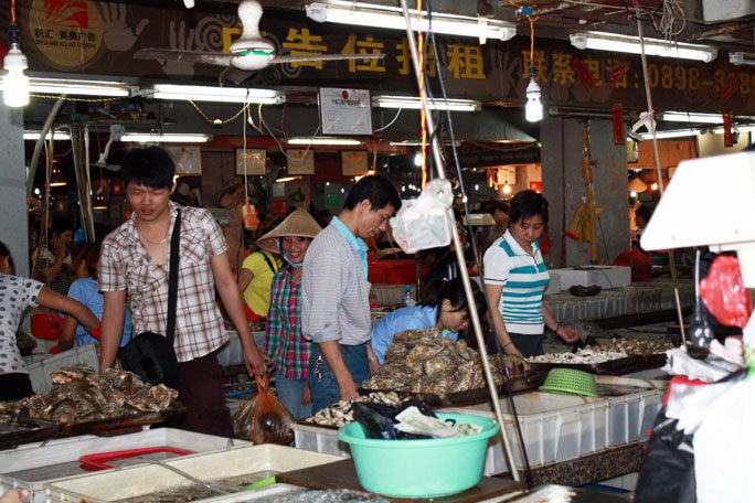 Markt auf Hainan