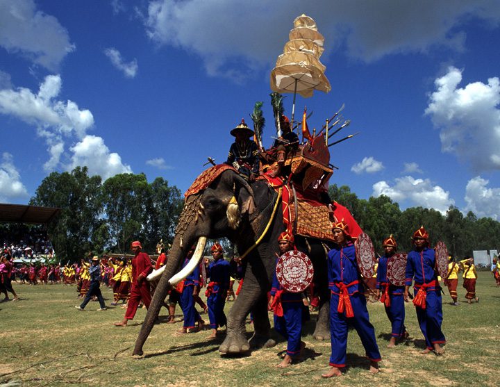 Elefantenreise in Thailand