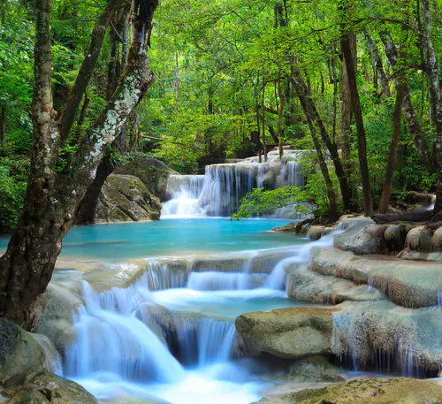 AsiaTripsKanchanaburi Erawan Wasserfall
