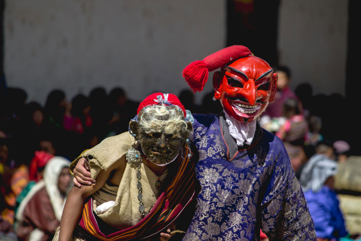 Bhutan-atsara-and-aiela