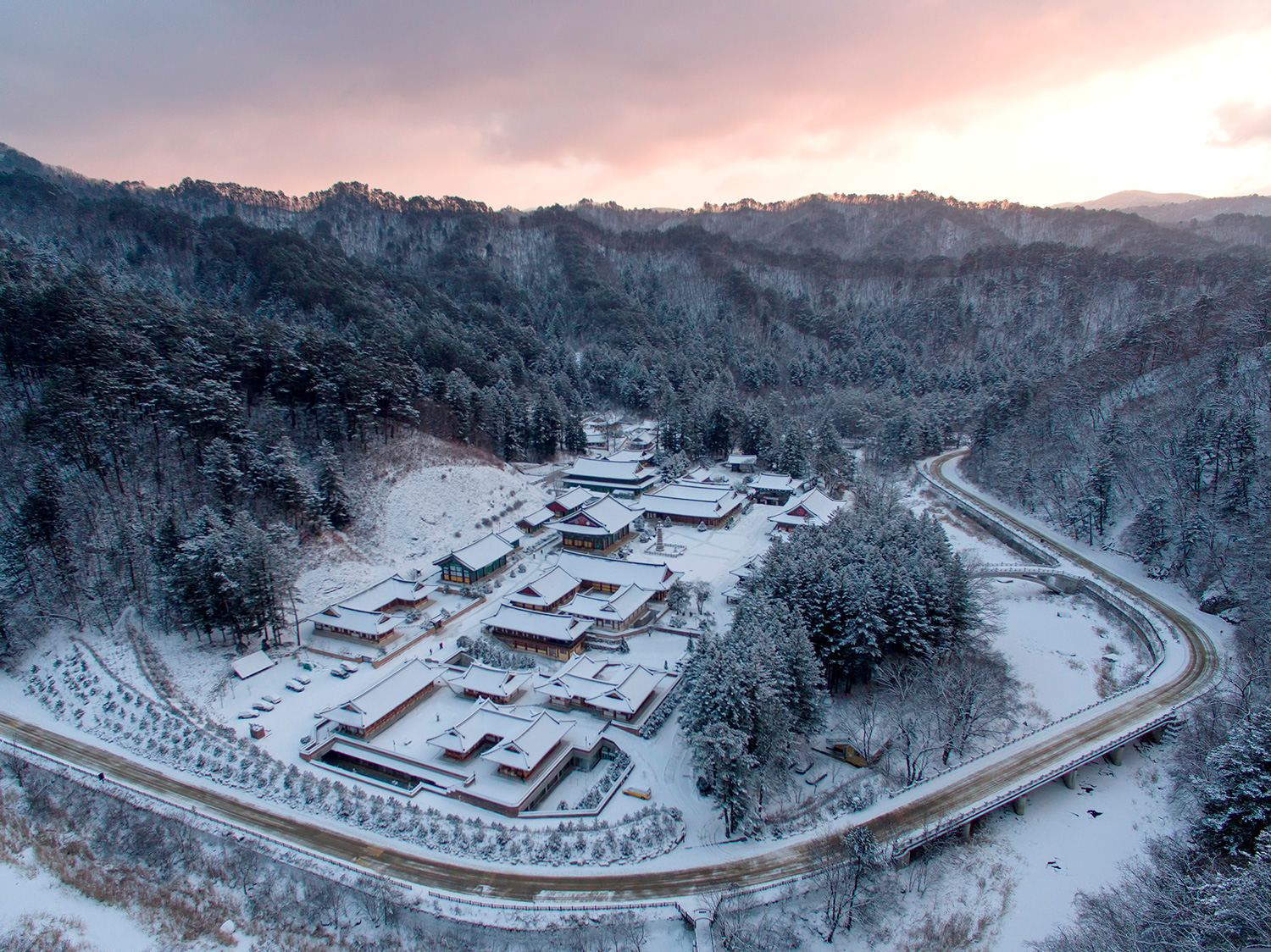 Winter-of-Woljeongsa-Temple