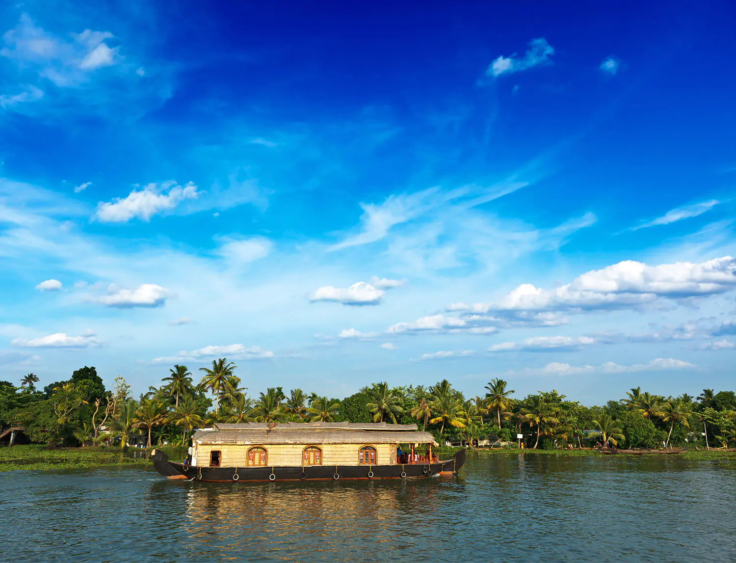 Houseboat-on-Kerala-backwaters