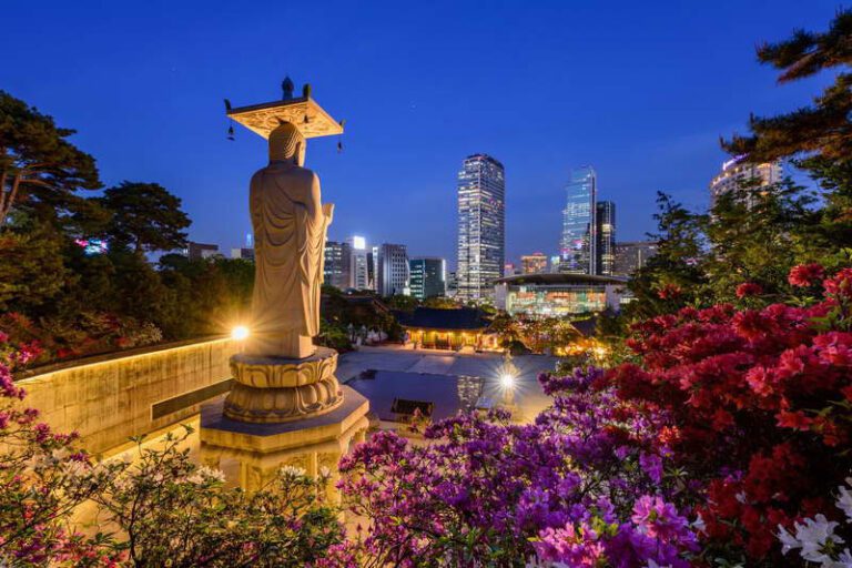 Nightscpe-of-Bongeunsa-Temple