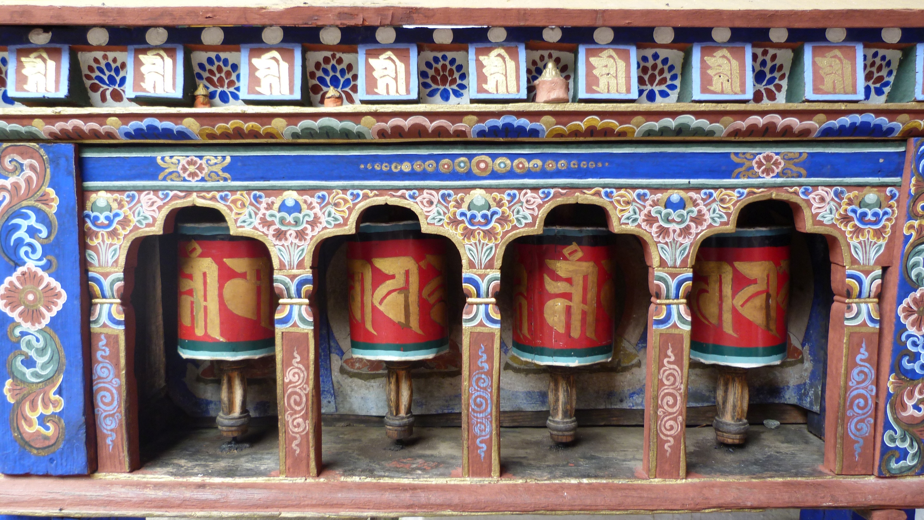 Bhutan Gebetsmhlen Copyright TischlerReisen