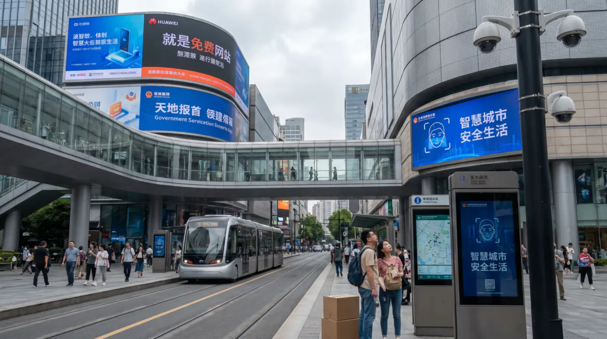 Smart City China - Technologie und Sicherheit im Alltag